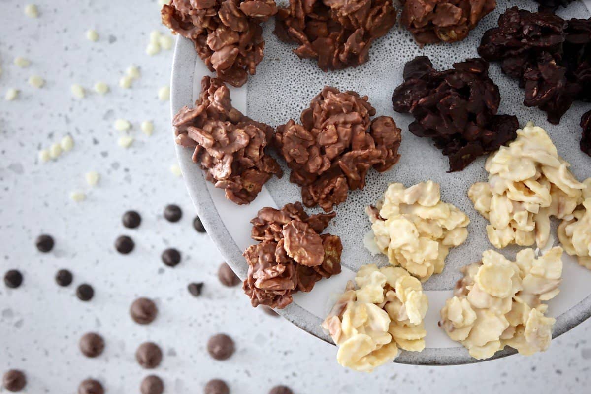 Schokocrossies with Milk, White and Dark Chocolate