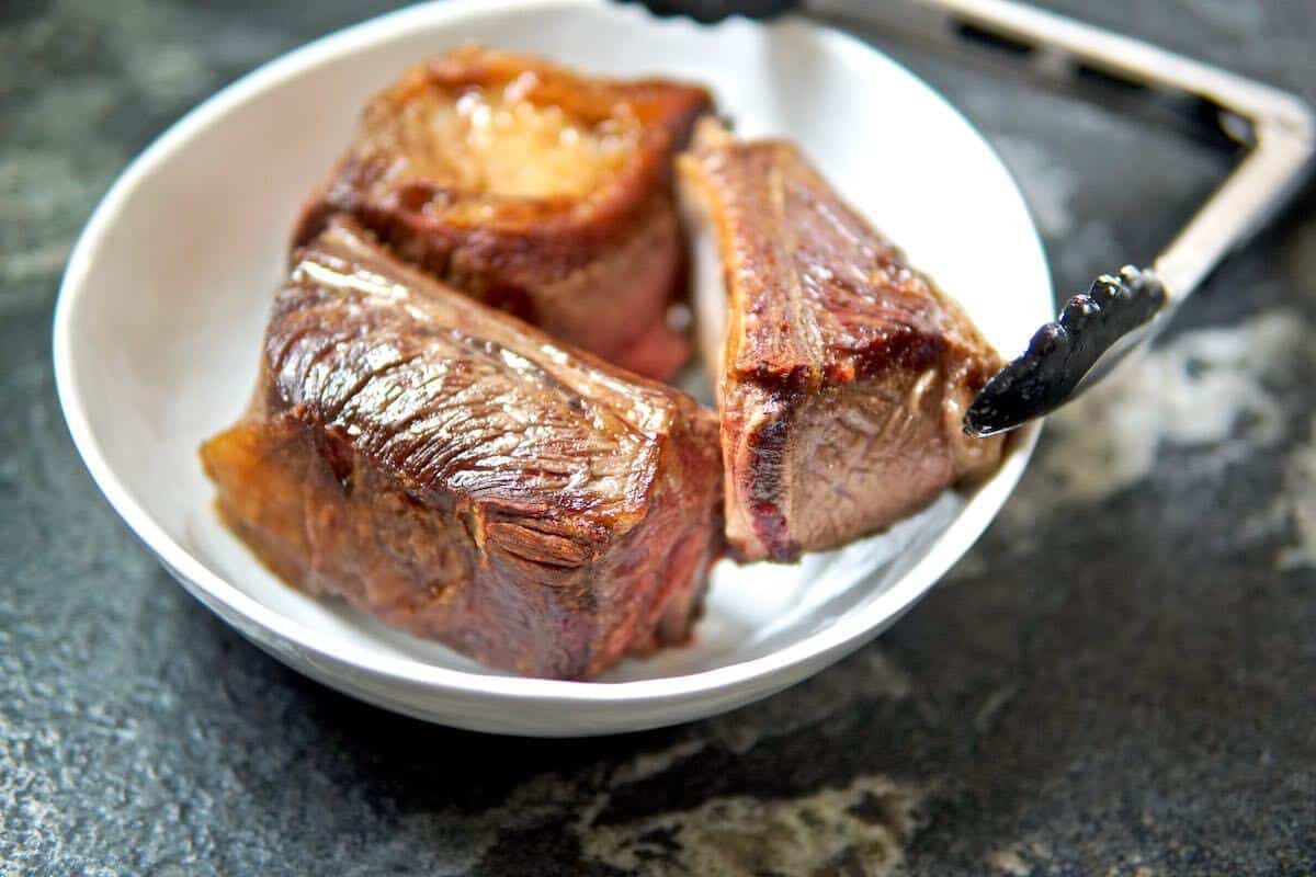 leftover beef short ribs from making homemade beef broth