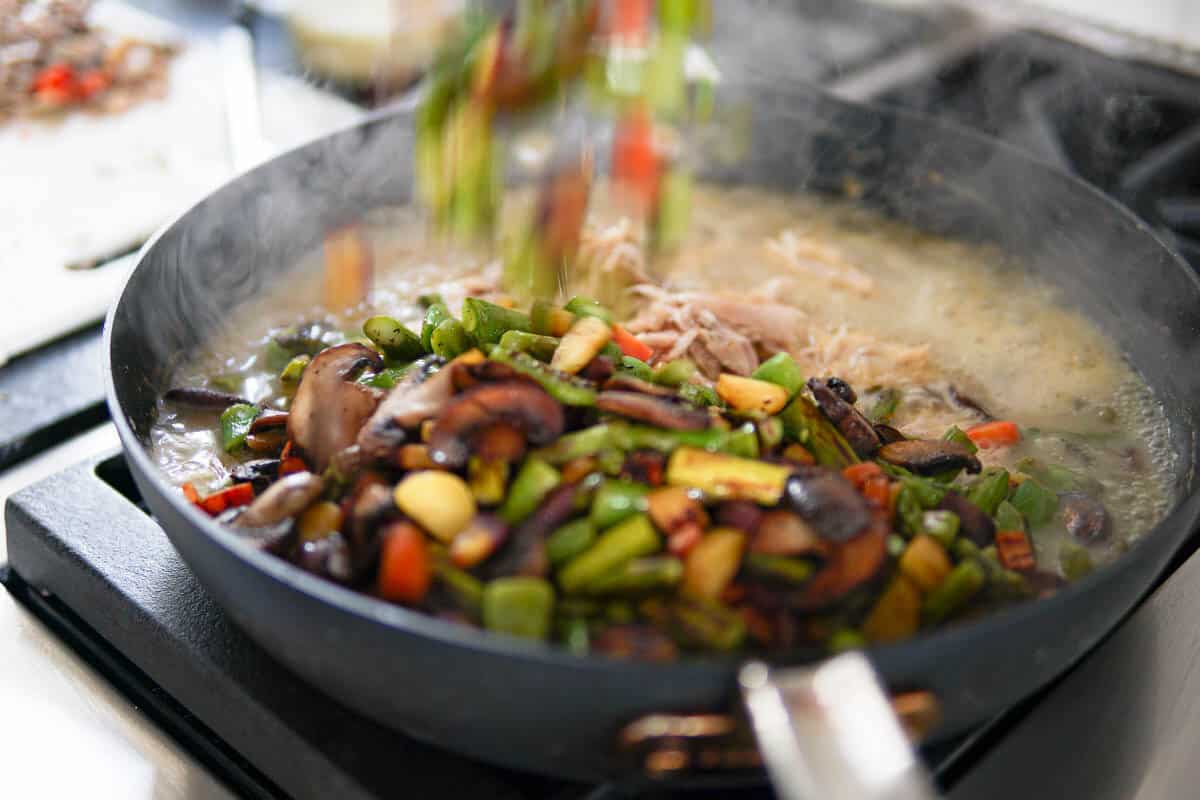 The BEST German Chicken Stew for Instant Pot (Huhnerfrikassee)