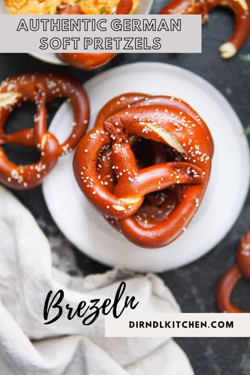 homemade pretzels pin image