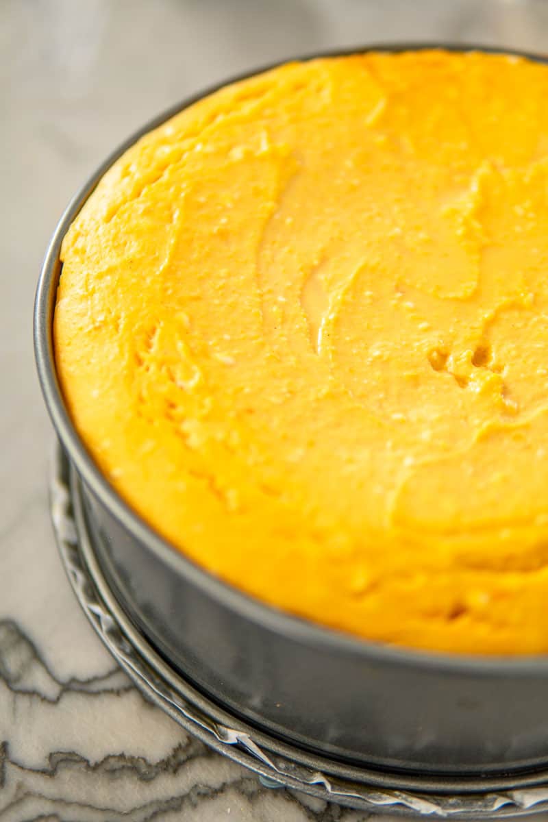 after baking and before glazing