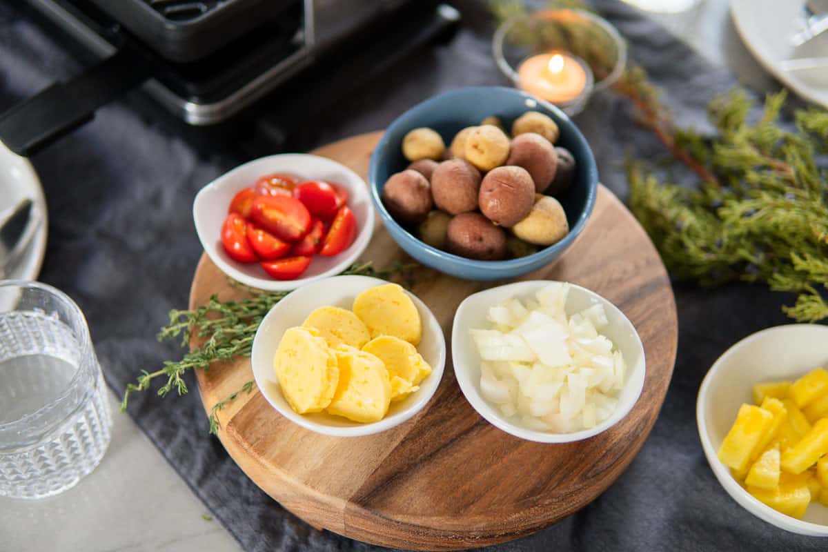 raclette toppings