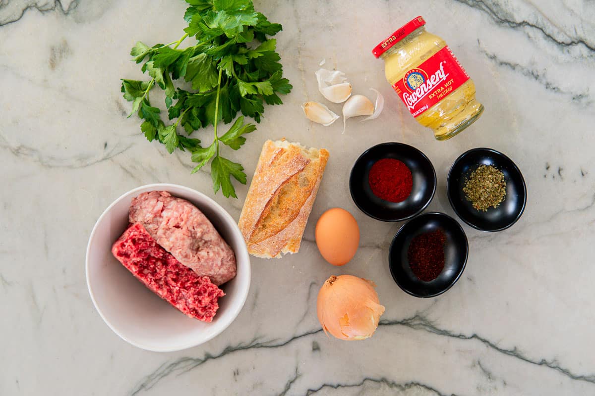 ingredients for frikadellen