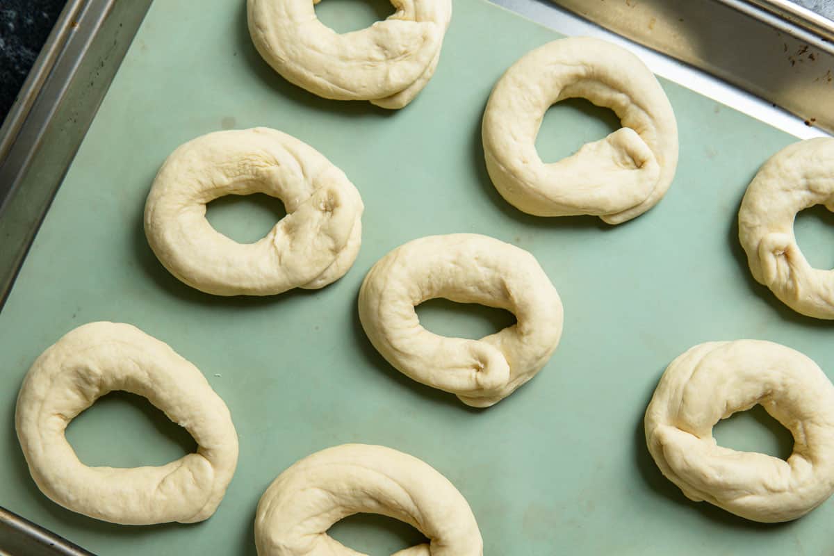 shaped bagel rings