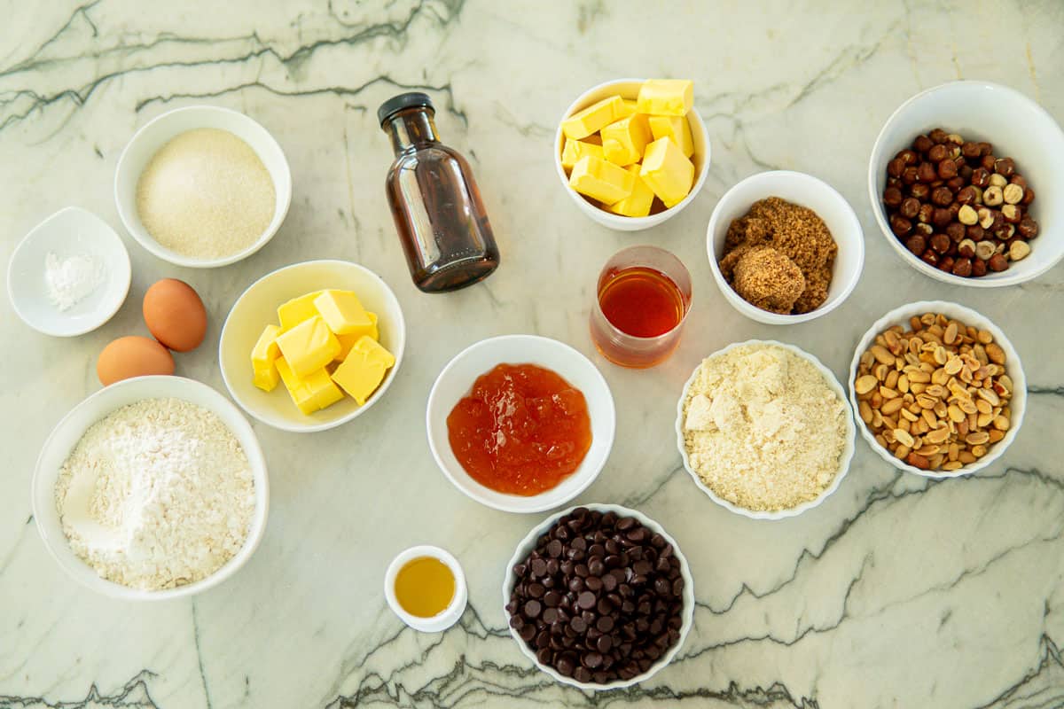 ingredients for nussecken