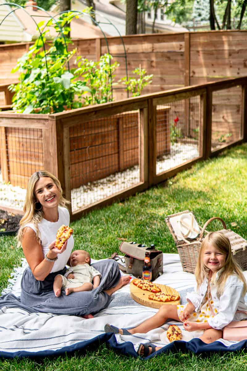 taking bacon cheese pretzels on a picnic