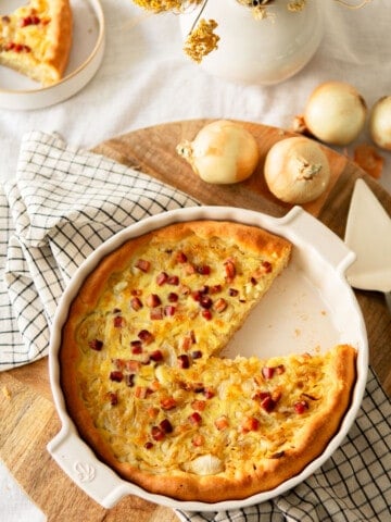 German onion pie and federweisser