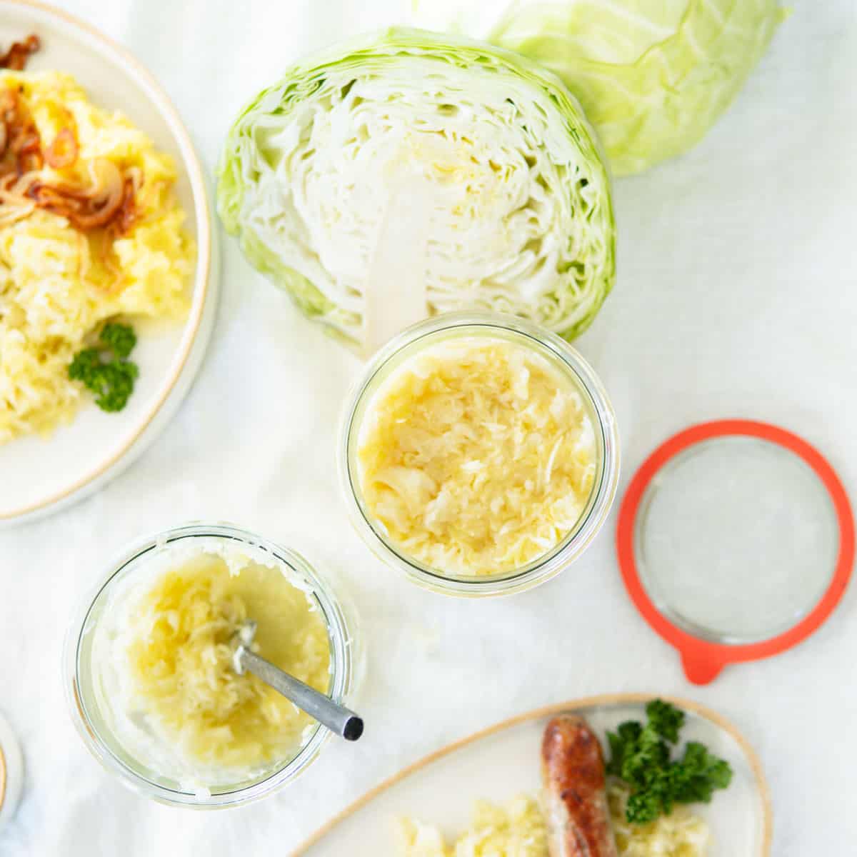 how to make sauerkraut in jars