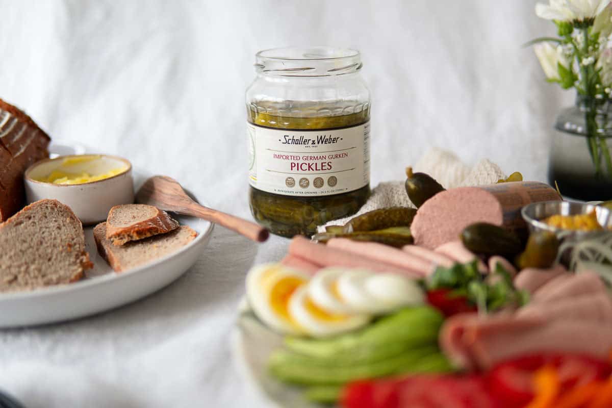 German pickles from German butcher Schaller and Weber.