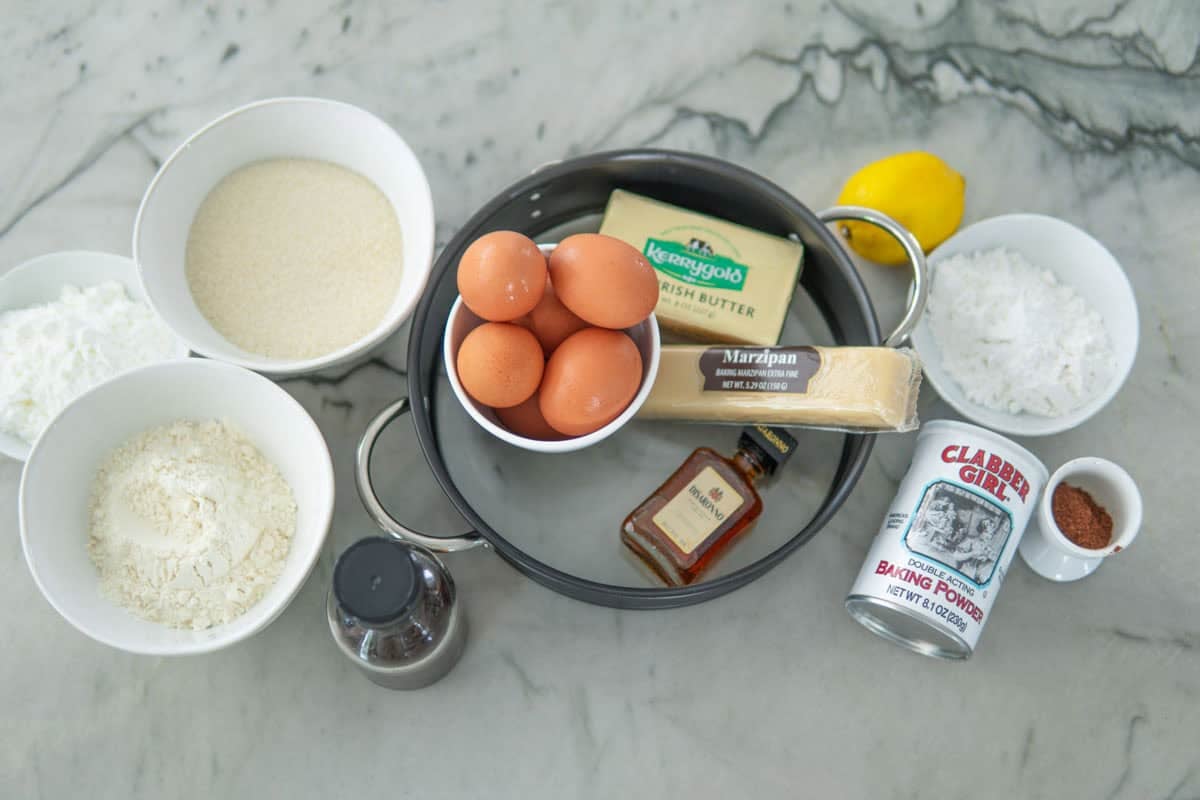 Ingredients for an authentic Baumkuchen.